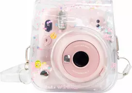Viršelis LoveInstant "Fujifilm Instax Mini" 11 byla "EtuI Cover" / "Trans Rožinė Cekines"