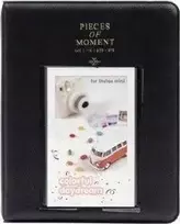 LoveInstant Albumas 64 nuotraukoms, skirtas Fujifilm Instax Mini 7 8 9 11 - juodas
