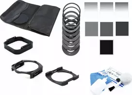 Massa Rinkinys Typu Cokin 25w1 Filtry Szare Nd + Dėklas + 2x Laikiklis + Osłona + Rinkinys Czyszczący