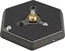 Fotoaparato priedas - Manfrotto šešiakampė plokštė 3/8" sriegis aliuminis