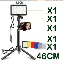 LED lempa su stovu ir RGB filtrais