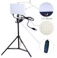 10 colių LED lempa su stovu