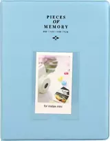 LoveInstant Didelis 128x nuotraukų albumas, skirtas INSTAX MINI 7 8 9 11 Mėlyna Light