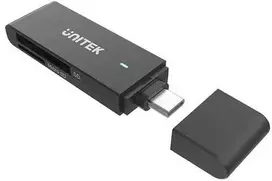 Unitek Skaitytuvas kart SD i Micro SD USB-C