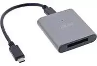 Skaitytuvas InLine® kortelių skaitytuvas USB 3.2 USB Type-C arba USB A, skirtas CFexpress Type-B kortelėms