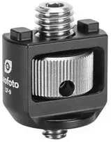 Leofoto CF-9 1/4' Male to 3/8' Male Adapteris Priedas Ideal for Magic Arm Tripod Mount