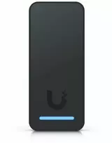„Ubiquiti Compact“ – antros kartos NFC kortelių skaitytuvas ir išėjimo prašymo įrenginys, palaikantis durų atrakinimą ranka pamojuojant.