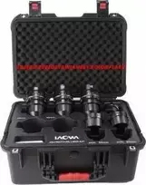 Objektyvas Lęšiai Venus Optics lęšių rinkinys Venus Optics Laowa Nanomorph 27 mm, 35 mm, 50 mm S35 Amber to Arri PL / Canon EF