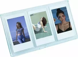 Nuotraukų rėmelis Langelis LoveInstant Rėmo stovi 3 Nuotraukos Kameras / Spausdinti spausdintuvas Popierius Zink / Fuji Instax mini - Mėlyna