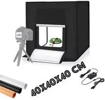 Dėžė fotografavimui PROFI su LED apšvietimu 40x40x40cm