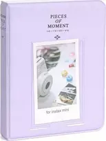 LoveInstant Foto albumas 64 vnt. Fujifilm INSTAX mini 12 11 40 9 8 7s EVO LiPlay Link 2 SE / Pastel Violetinė