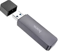 Atminties kortelių skaitytuvas Hoco HB45 2-in-1 USB2.0 pilkas