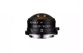 Fotoaparato Objektyvas - Laowa 4mm f/2.8 Fisheye 210° Matymo Kampas 135g