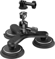 SmallRig 4468 Triple Magnetic Suction Cup Mounting Support Kit for Action Cameras