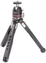 Leofoto MT-03+MBH-19 Spider Folding Table Mini Tripod & Ballhead w/Bag
