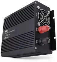 Objektyvas Newell įtampos keitiklis su gryna sinusine banga 12 V / 230 V, 500 W.
