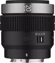 „Samyang V-AF Sony FE 20mm F/1.9“ objektyvas