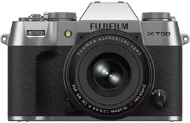 Sisteminis fotoaparatas FUJIFILM X-T50/XF16-50mmF2.8-4.8 R LM WR Sidabrinis