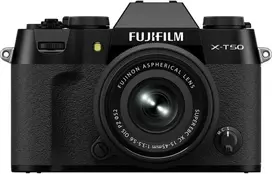 FUJIFILM X-T50 + FUJINON XC 15-45mm F3.5-5.6 OIS PZ (Juodas)