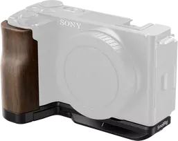 SmallRig 4864 L-Shape Mount Plate with Wooden Handle for Sony ZV-E10 II