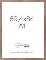 Nuotraukų rėmelis Focus Soul riešutmedžio fanera 59,4x84 (A1)