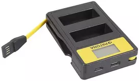 Įkroviklis do aparatu Patona 141655 kroviklis akumulatorów Akumuliatorius aparatu cyfrowego USB