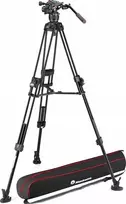 Manfrotto trikojis Set 645 Alu Fast Twin + head 608 centre start