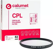 Filtras Calumet Calumet Filtras CPL SMC 82 mm Ultra Slim 28 sluoksniai