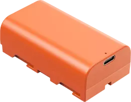 Oranžinis SmallRig 4971 NP-F550 USB-C Rechargeable Camera Baterija Oranžinis