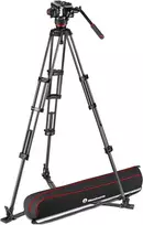 Dalys - Manfrotto Rinkinys dvigubas anglies pluošto + galva 504X anglies pluošto meškerės ir ritės galvutė