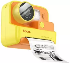 Skaitmeninė vaikų kamera su spausdintuvu Hoco 1MP 2,0" HD Ready DV200 geltona