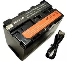Sony NP-F750 PRO Type-C akumuliatorius su indikatoriumi 6400 mAh