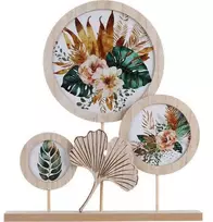 Nuotraukų rėmelis Home Styling Collection Rėmas 3 nuotraukoms, apvalus, Ø 7,5 cm, Ø 10,5 cm, Ø 17 cm