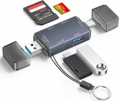 Skaitytuvas Bounn Skaitytuvas kart pamiÄci USB USB-C 3.0 hub PRO 6w1 SD/MicroSD