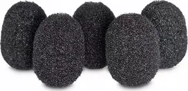Rycote Rycote Lavalier Foams Juodas (1 pakuotė po 5)