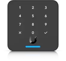 UBIQUITI READER FLEX Juodas. TREČIOS KARTOS NFC KORTELIŲ SKAITYTUVAS SU KLAVIATŪRA IR „APPLE TOUCH PASS“ PALAIKYMU.