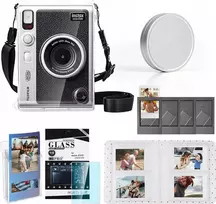 Dėklas LoveInstant Rinkinys 6w1 Futerał Dėklas + Szkło + Album 64x + Dekielek + Ramki Fuji Instax Mini Evo - Permatomas
