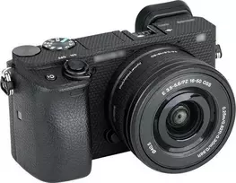 JJC „Okleina“ įrenginio dėklas JJC KS-A6400MK „Matrix“ juodas, skirtas „Sony A6400“.