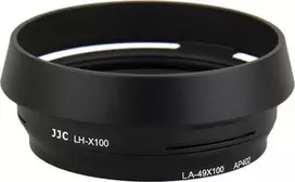 Objektyvo gaubtas JJC Gaubtas nuo saulės LH-JX100 Juodas su montavimo adapteriu