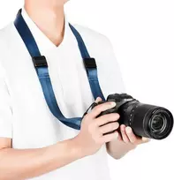 JJC Dirželis fotoaparatui QRS-D1 Mėlynas su Arca Swiss plokštele