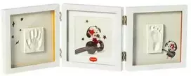 Tiny Love dvigubo rėmelio kūdikio pėdučių/rankų atspaudų rinkinys Baltas 3333166061