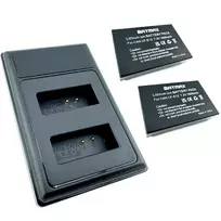 Canon LP-E12 akumuliatorius 1800 mAh + greitasis LED pakrovėjas