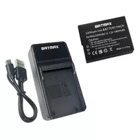 Panasonic DMW-BLC12 akumuliatorius 1400 mAh + greitasis LED pakrovėjas