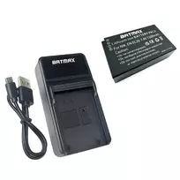 Nikon akumuliatorius EN-EL20 1200 mAh + greitasis LED pakrovėjas