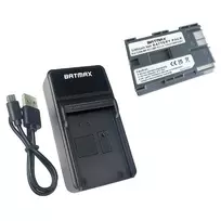 Canon BP-511 akumuliatorius 1800 mAh + greitasis LED pakrovėjas