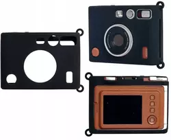 Loveinstant Futerał Dėklas Dėklas Case Silikon do Fuji FujiFilm INSTAX Mini EVO / Juodas