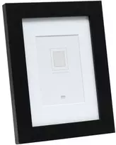 Nuotraukų rėmelis Ramka Deknudt S66KF2 P1 30x30 drewno juoda su passepartout