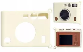 Loveinstant Silikoninis dėklas, skirtas „Fuji Fujifilm Instax Mini Evo“ / baltam