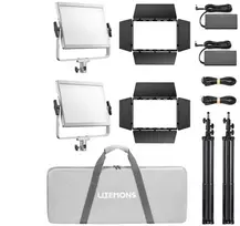 Apšvietimo įranga - Godox Litemons LP600R RGB LED šviesos panelė 2 rinkinys