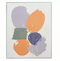 Nuotraukų rėmelis Gift Decor Paveikslas baltame rėmelyje SOLARA su apskritimo motyvu, 40 x 70 cm